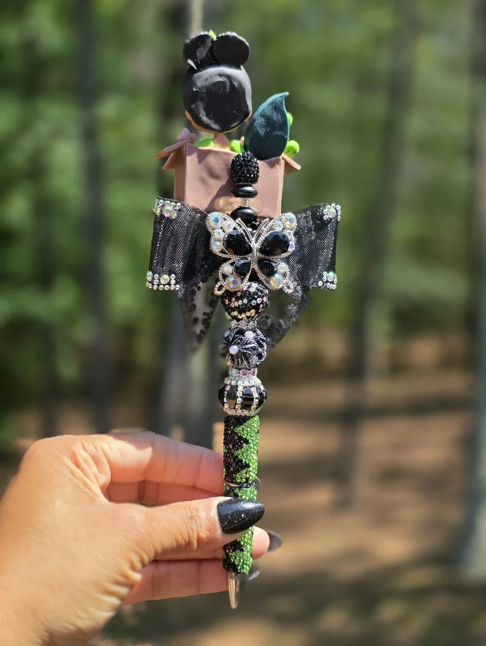 Baby Tiana Beaded Rhinestone Bling Pen